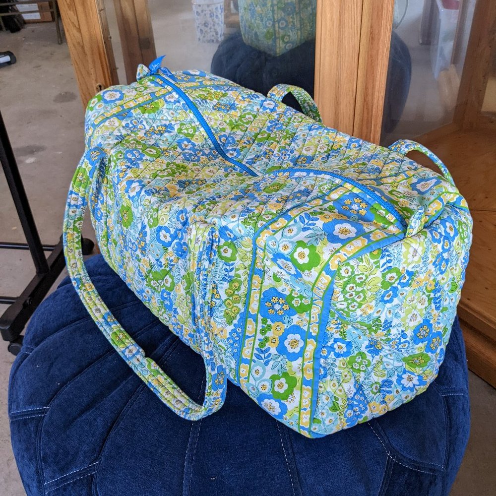 Vera Bradley Large Duffel - English Meadow Print